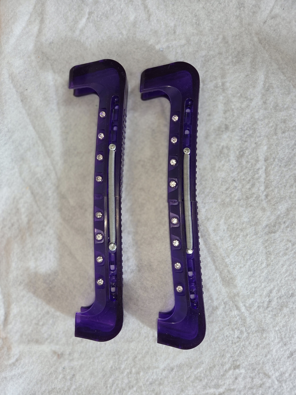 Jerry's 1416 Purple Crystal Skate Guards. Blade Holders